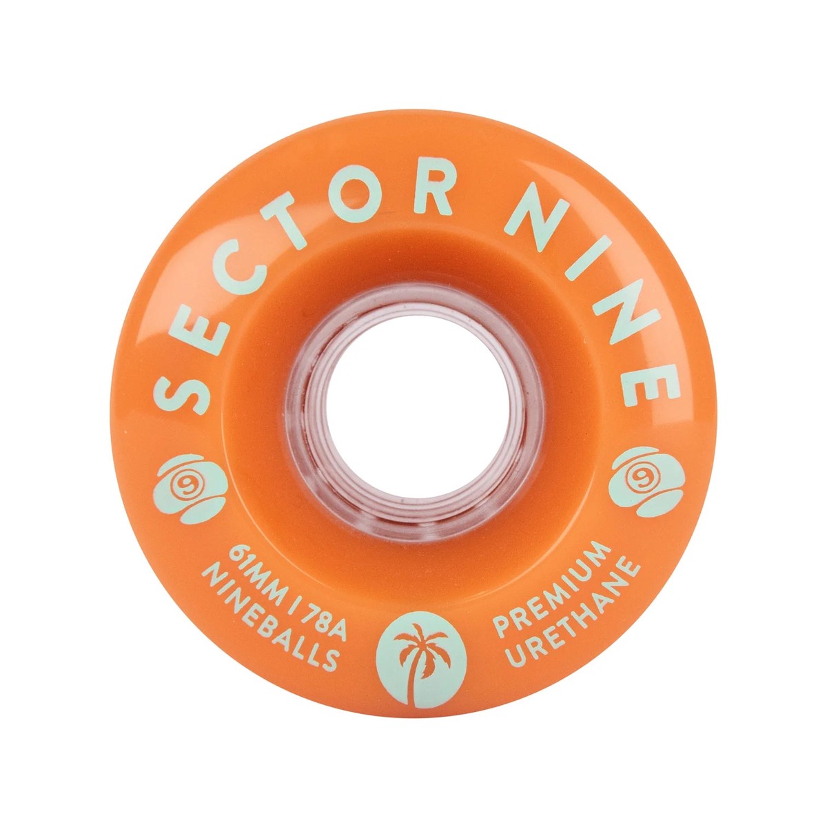 Sector Nine Nineballs Creamsicle 61mm 78a Cruiser Skateboard Wheels - Default Title