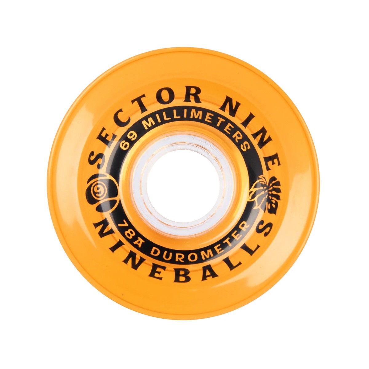 Sector Nine Nineballs Orangesicle 69mm 78a Cruiser Skateboard Wheels - Default Title