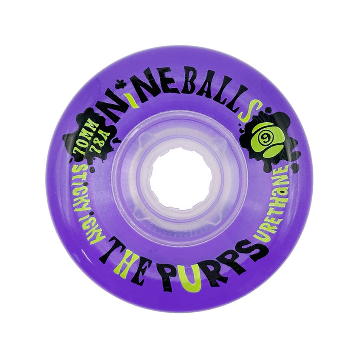 Sector Nine Nineballs Purple 70mm 78a Cruiser Skateboard Wheels - Default Title