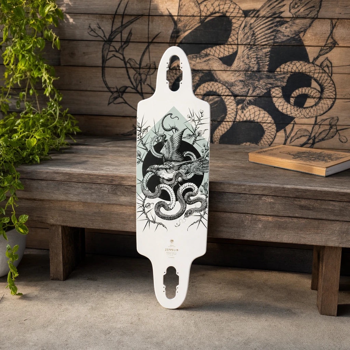 Arbor Zeppelin Bamboo 32 Drop Through Longboard Deck - Default Title