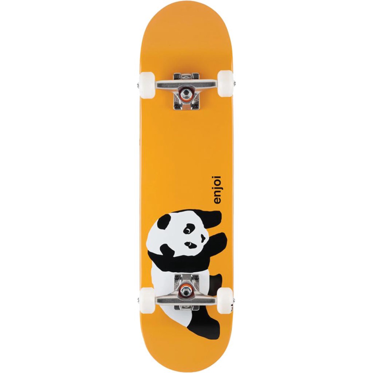 Enjoi Panda 7.75" Orange Skateboard - Default Title