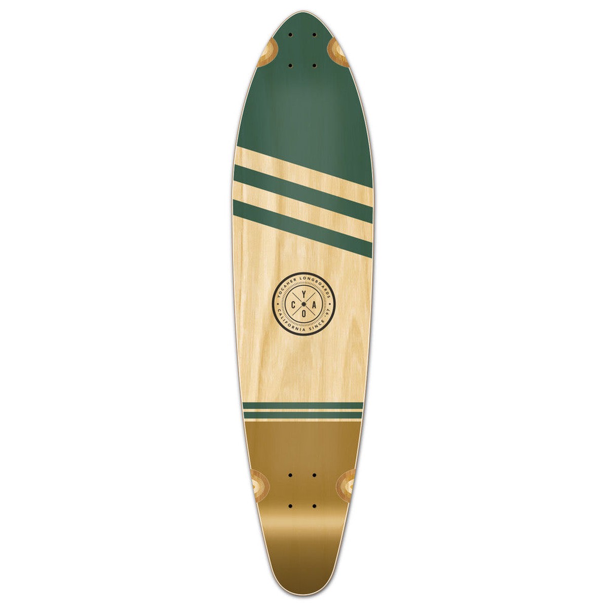 Yocaher Wind 40" Kicktail Longboard Deck - Earth Series - Default Title