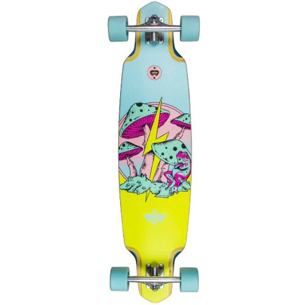 Dusters 38" Fungi Complete Freeride Longboard - Complete with skate tool