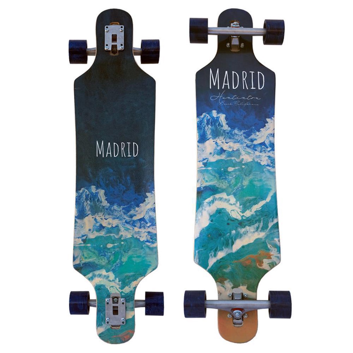 Madrid Spade Tidal 39" Top Mount | Drop Through Longboard - Complete / Drop-Thru