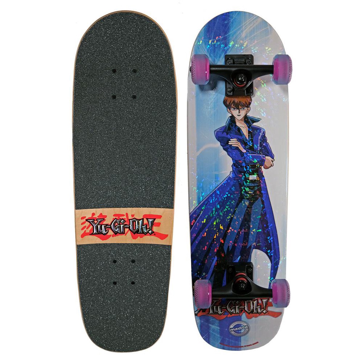 Madrid x Yu-Gi-Oh! Seto Kaiba Grub 29.5" Cruiser Skateboard - Grub 8.2"x 29.5" / Complete