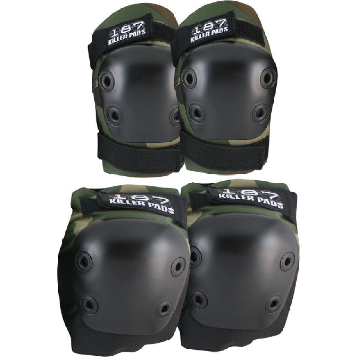 187 Combo Pack Knee Elbow Pad Set XS-Camo - Default Title