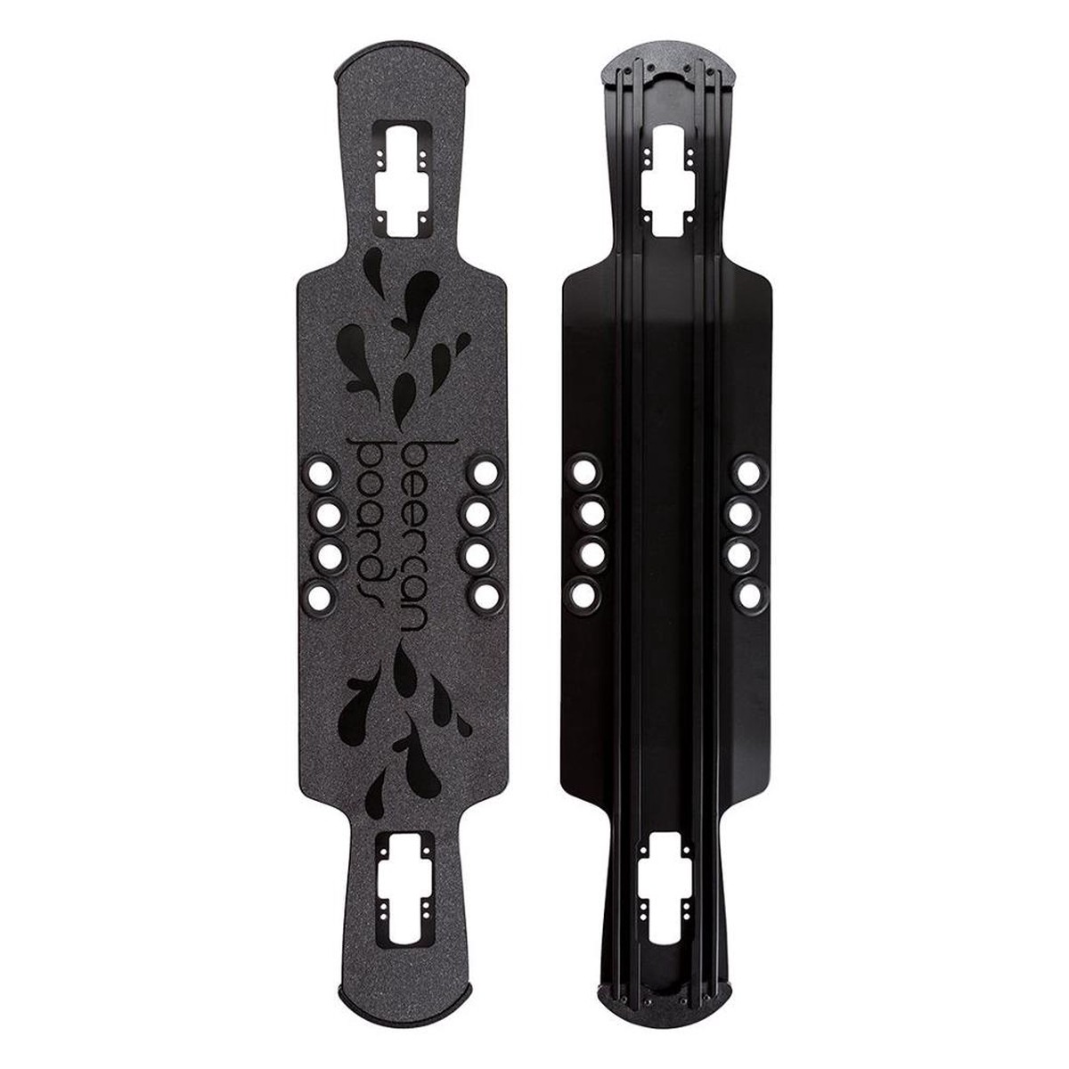 Beercan Black 37" Kegger Lite Drop Through Deck - Deck with skate tool