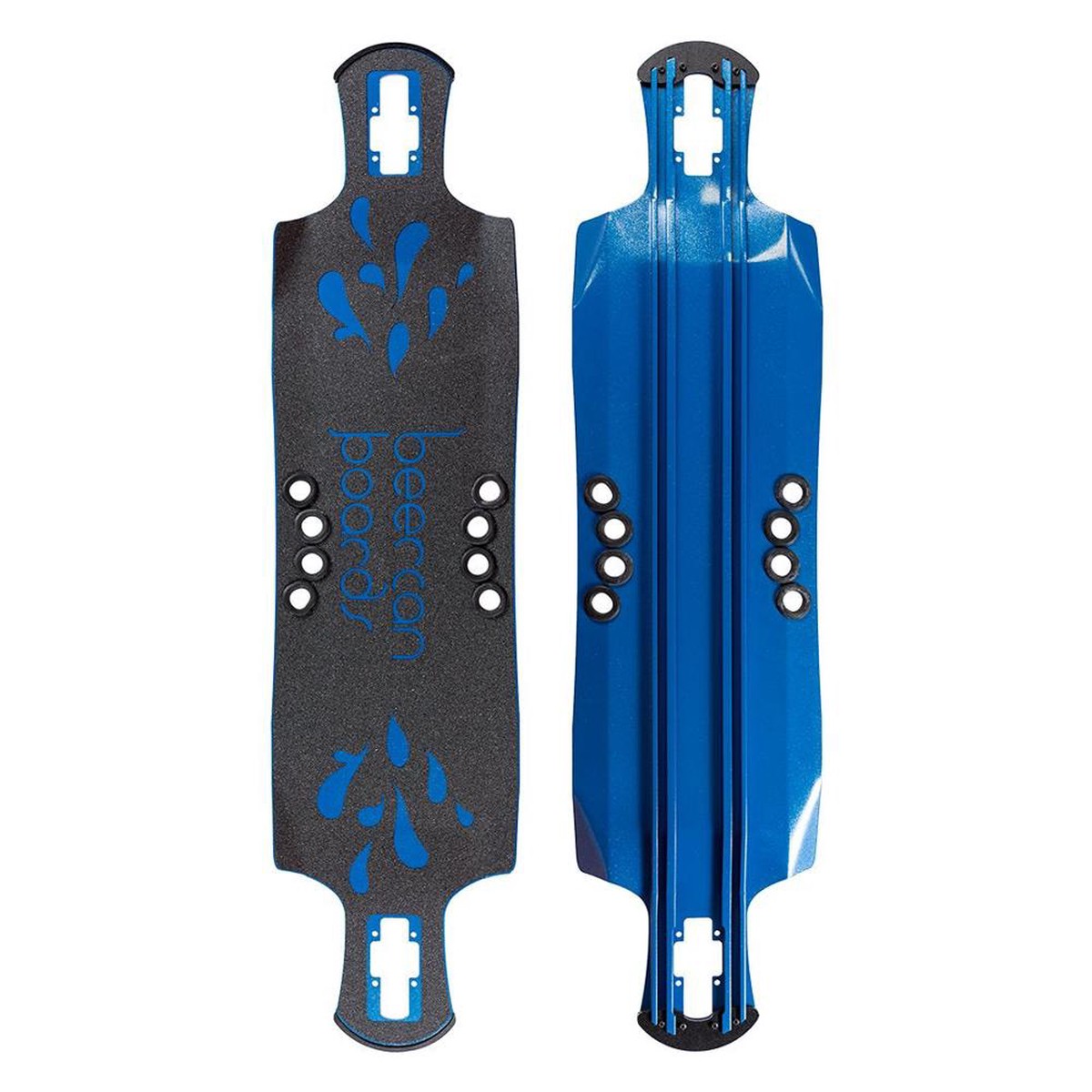 Beercan Blue 42" Oat Soda Drop Through Deck - Deck with skate tool