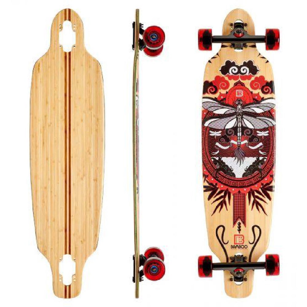 Dragonfly 33" Mini Directional Drop Through Longboard - Complete