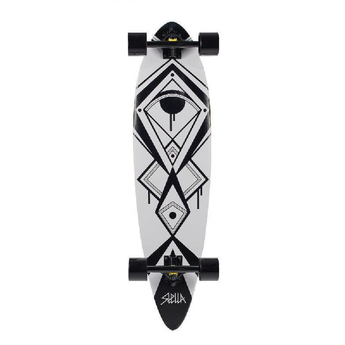 Stella Mystery Blunt Nose 38" Longboard - Complete with skate tool