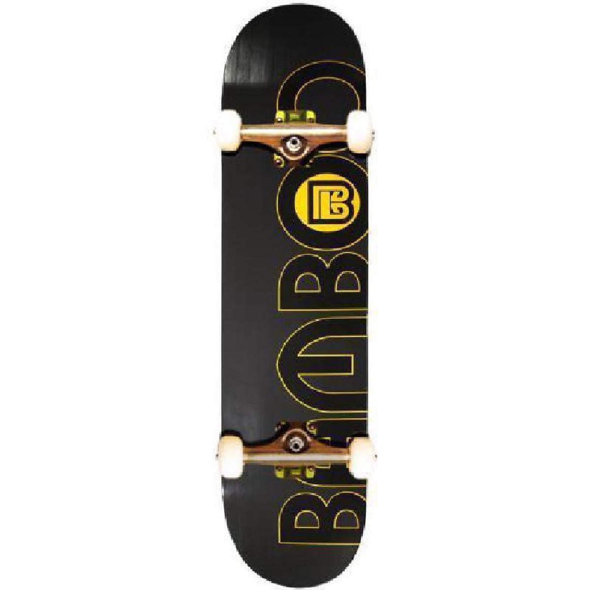 Natural Bamboo Circle Skateboard Complete - 8.5"