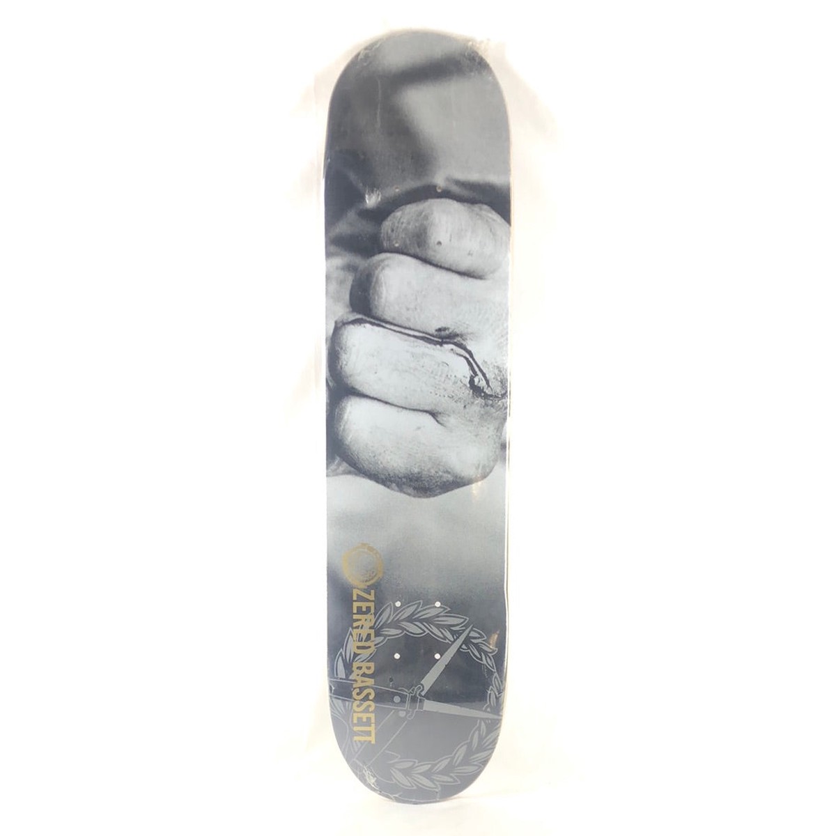 Zoo York Zared Bassett Bloody Knuckle Picture Black/Grey Size 7.5" Skateboard Deck - 7.5"