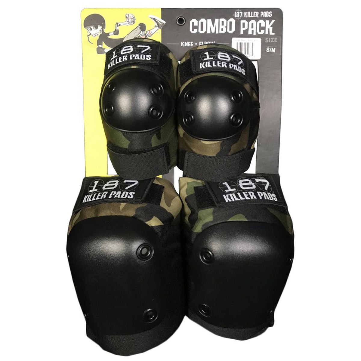 187 Combo Pack Pads - Camo - LG/XL
