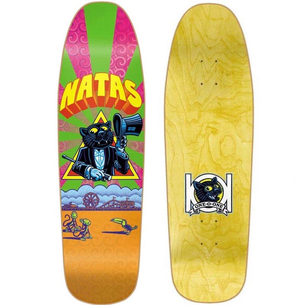101 DECK NATAS PANTHER SCREEN PRINTED (9.25") - 9.25"