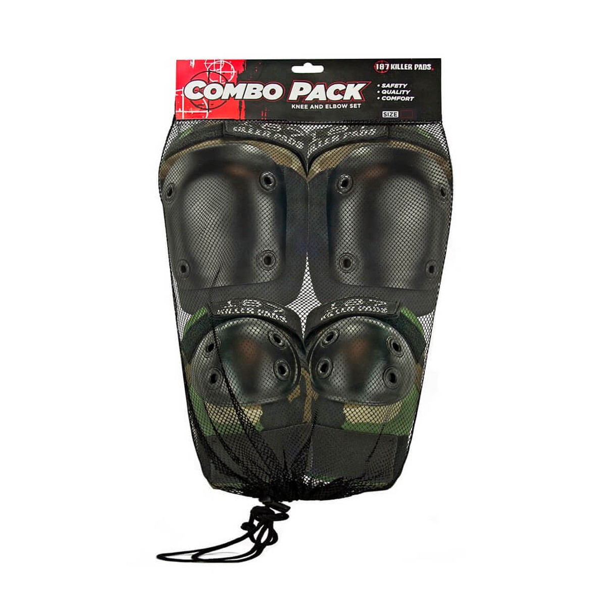187 Combo Pack Knee/Elbow Pad Set - Camo - S/M