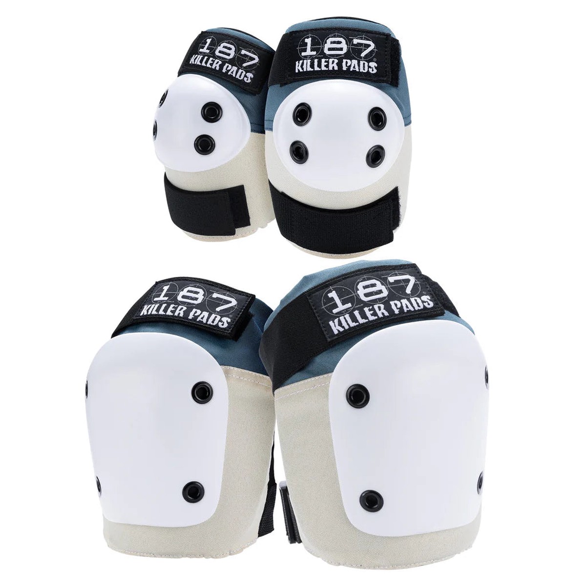 187 Combo Pack Knee/Elbow Pad Set - Stone/Khaki - XS