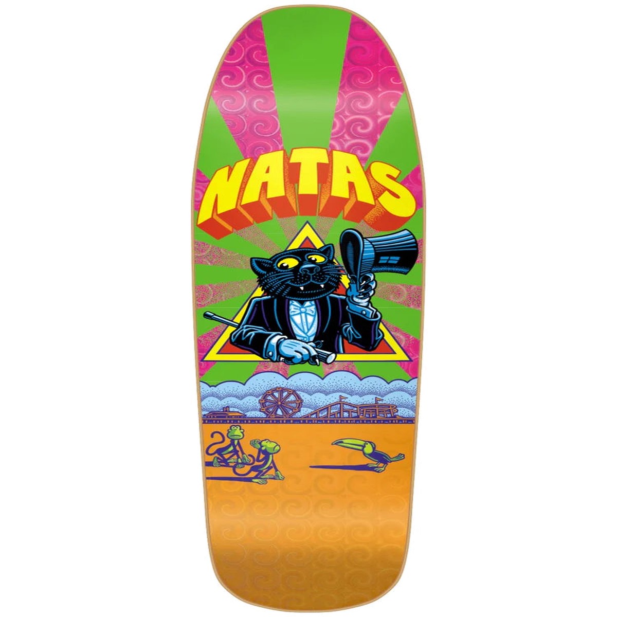 101 Natas Panther HT Skateboard Deck - 9.25 Multi/Holographic - Default Title