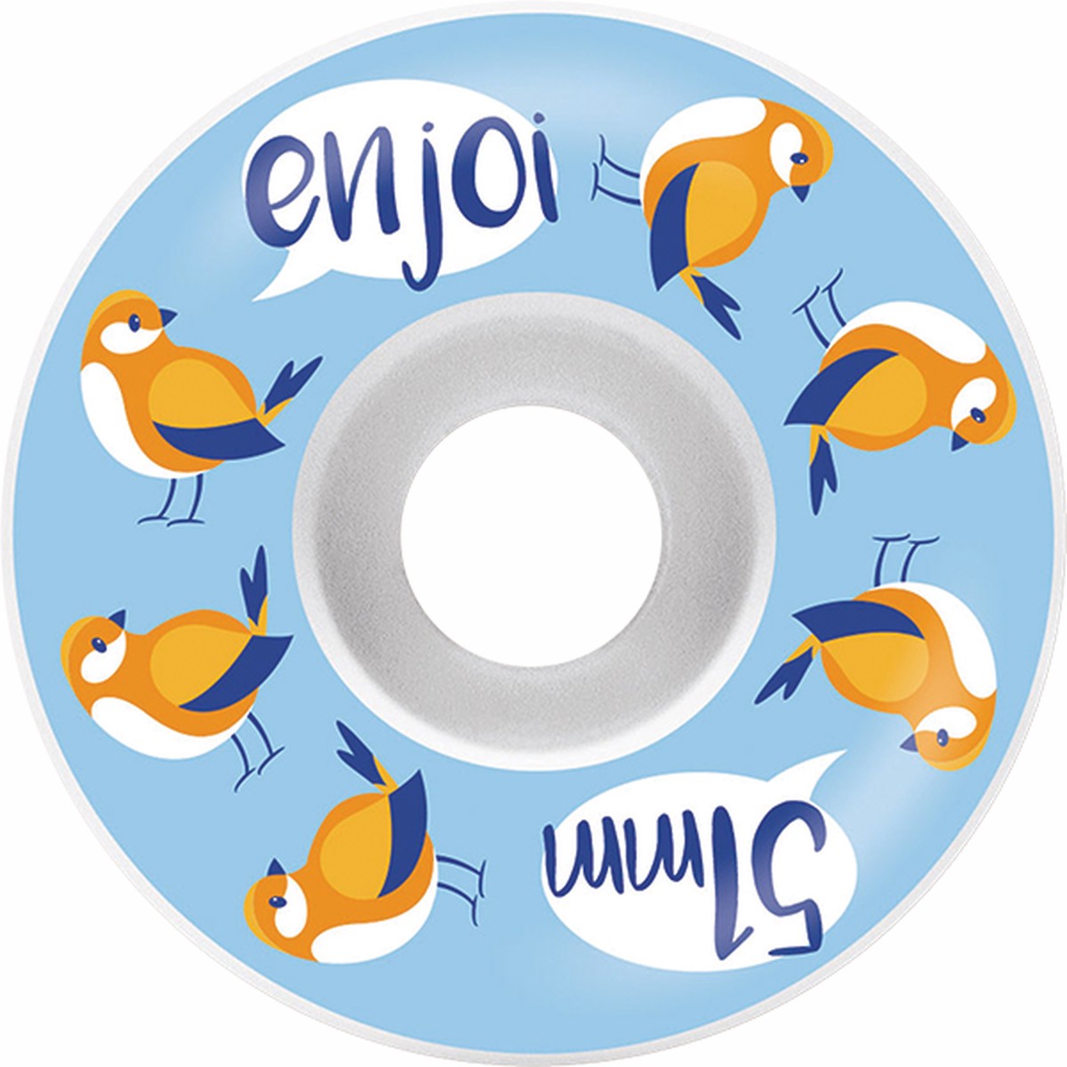 ENJOI EARLY BIRD 51mm WHITE/BLUE WHEELS SET